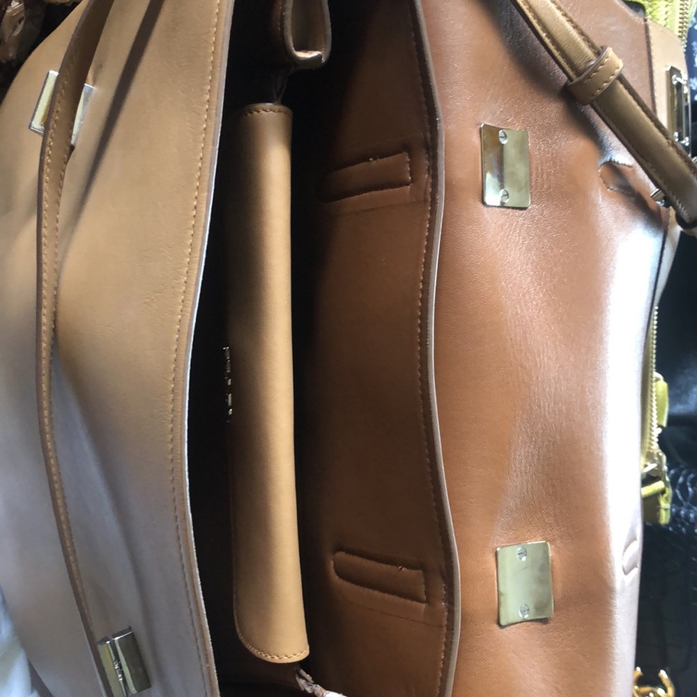 Prada nude/tan color very soft leather and with matching wallet tan leather. - Picture 5 of 8